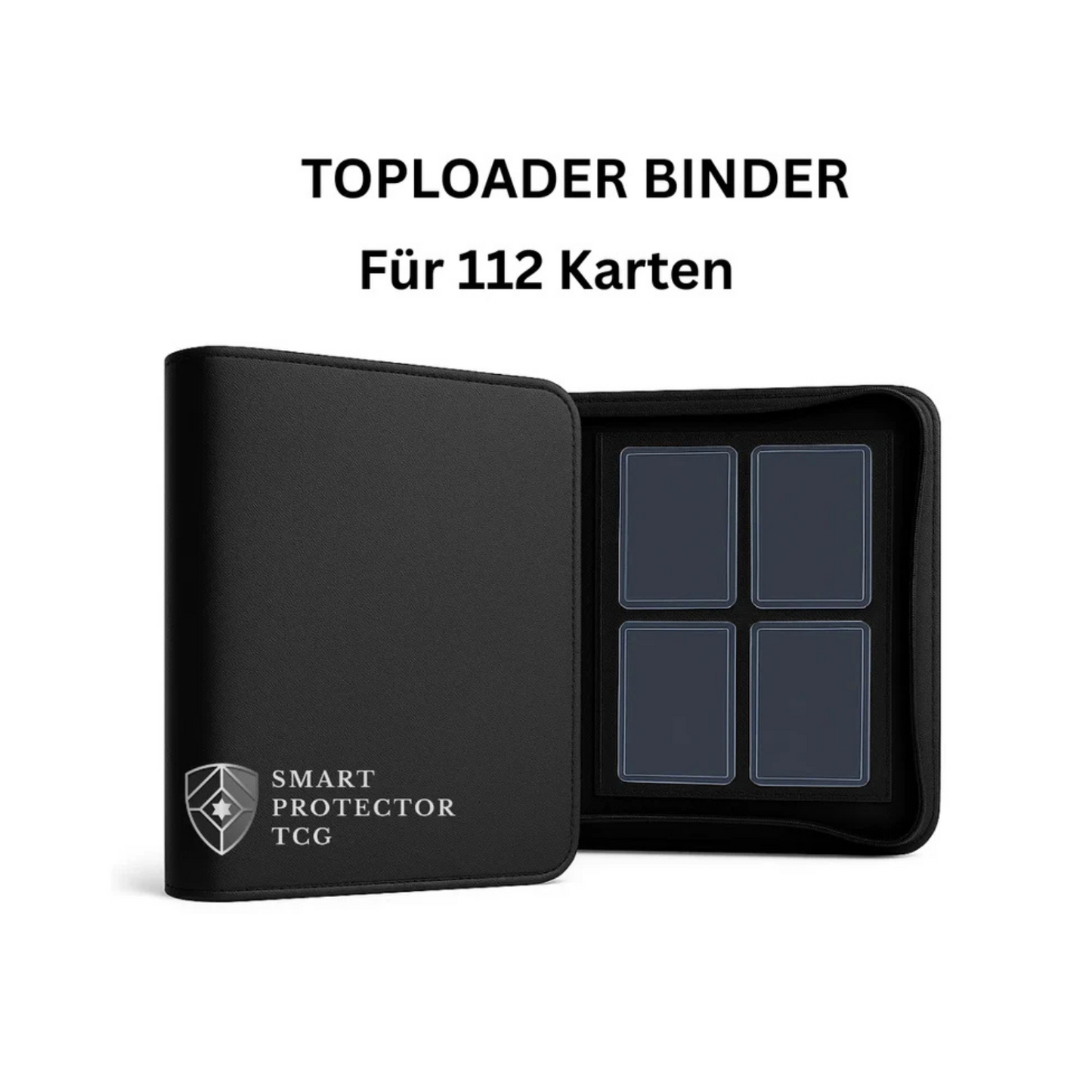 Smart Protector TCG Toploader Binder für 112 Karten in 3x4 Toploader